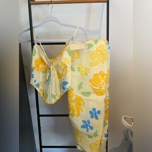 Sabo Skirt- Piazza Top and Midi Skirt Set